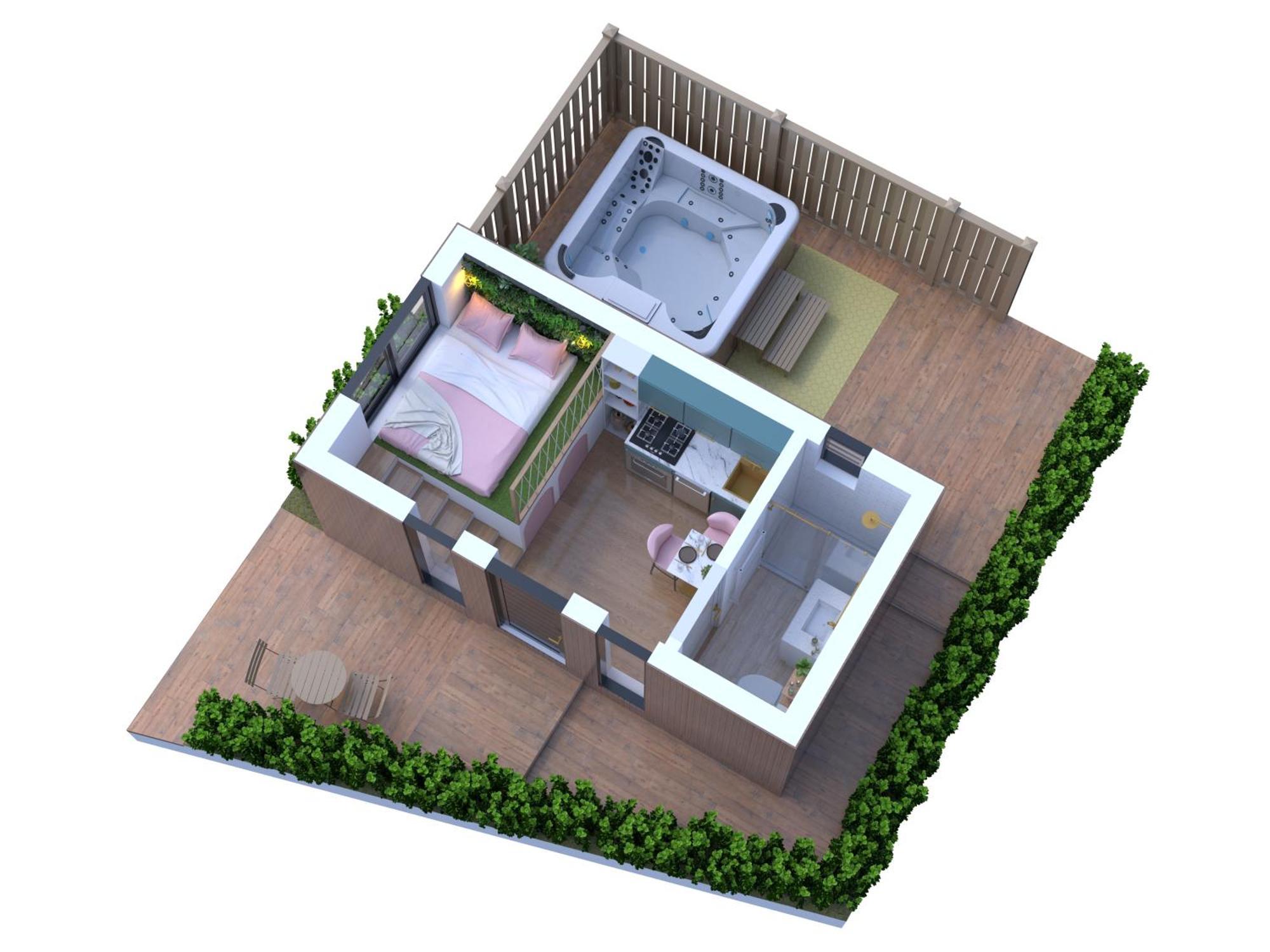 Studio Les 2 Fees - Jacuzzi - Deco Feerique Montfort-sur-Meu Exterior photo